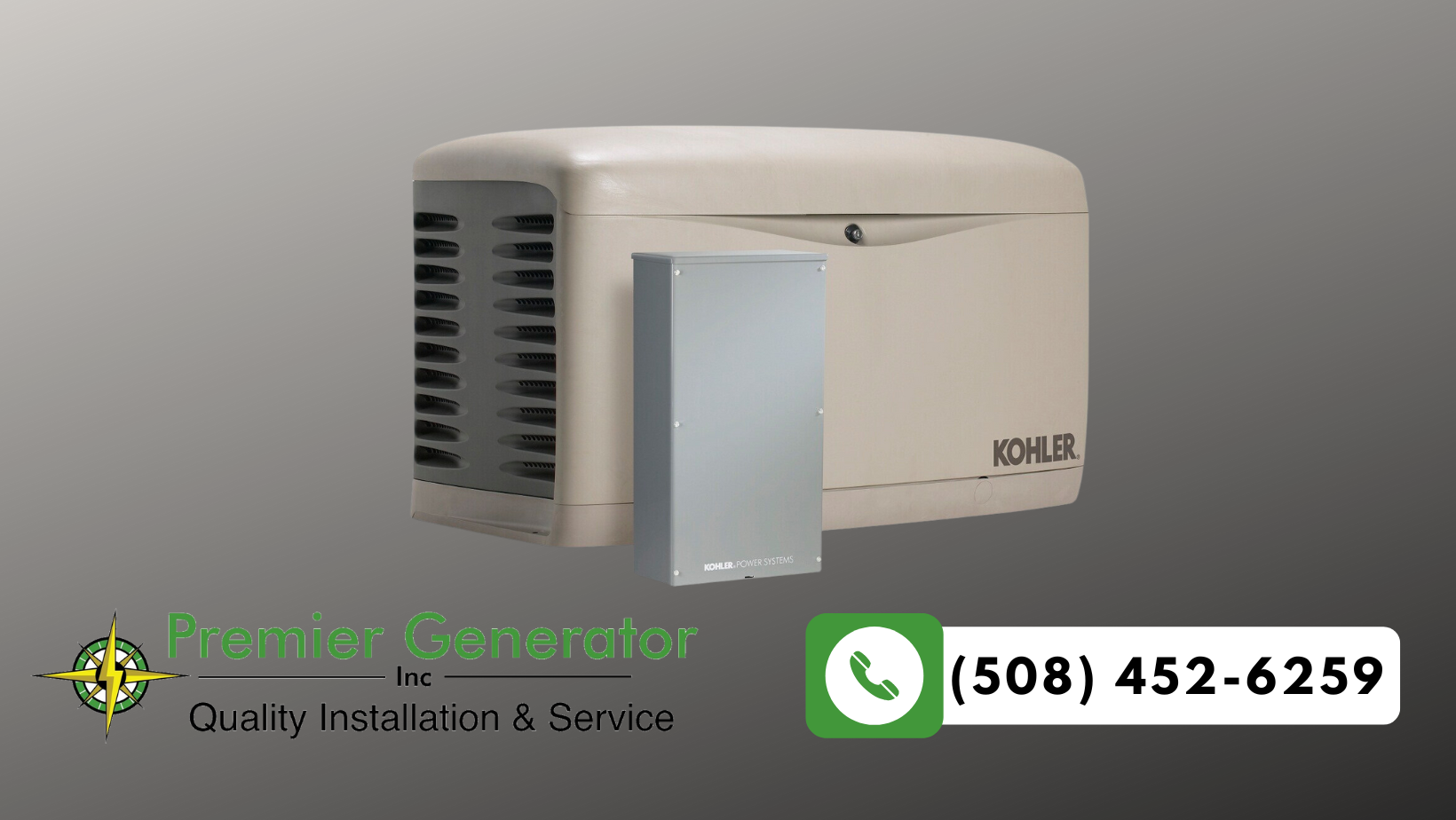 A range of KOHLER generators emphasizing the importance of choosing the right make and model